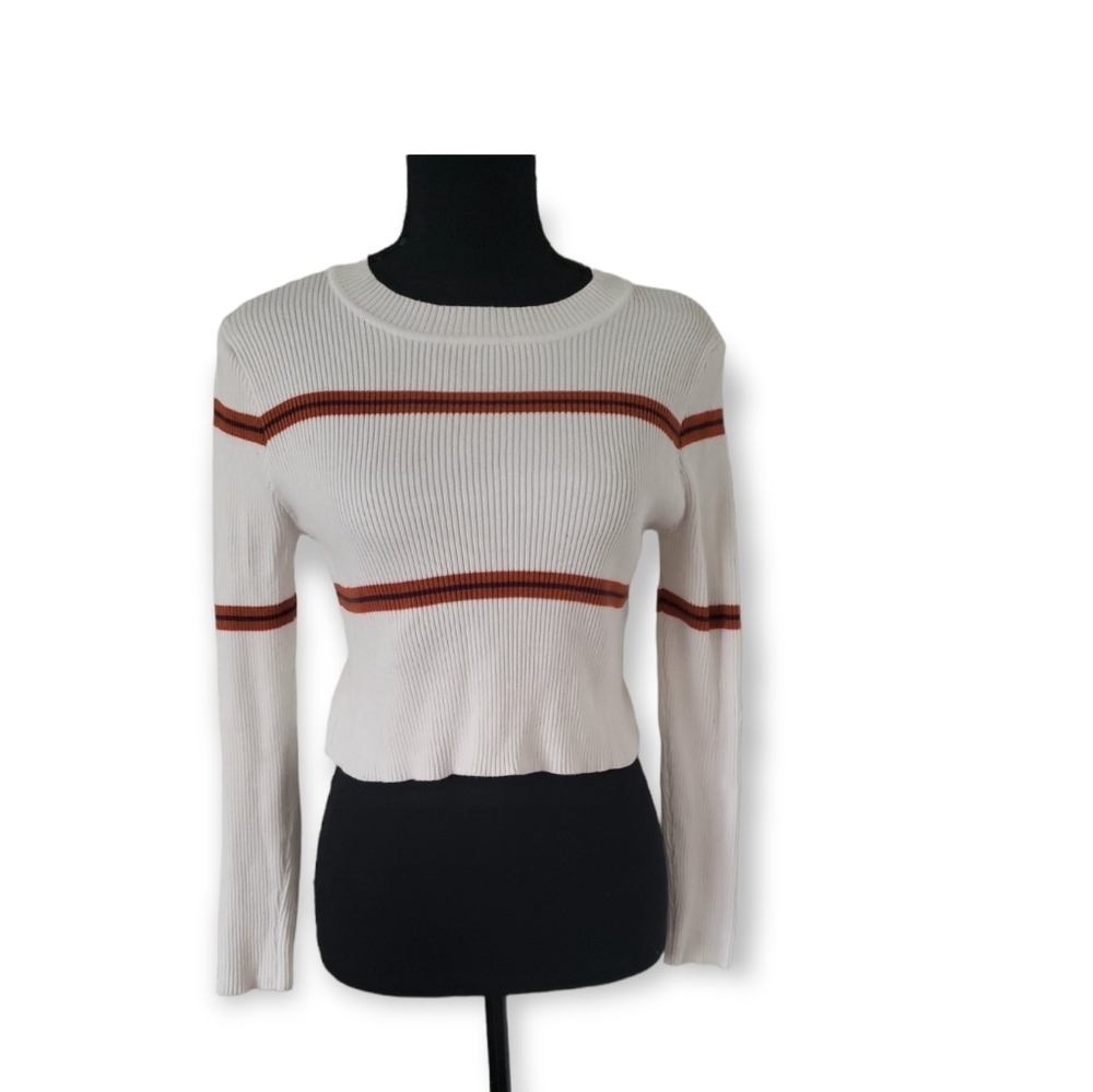 Paper Heart cropped sweater